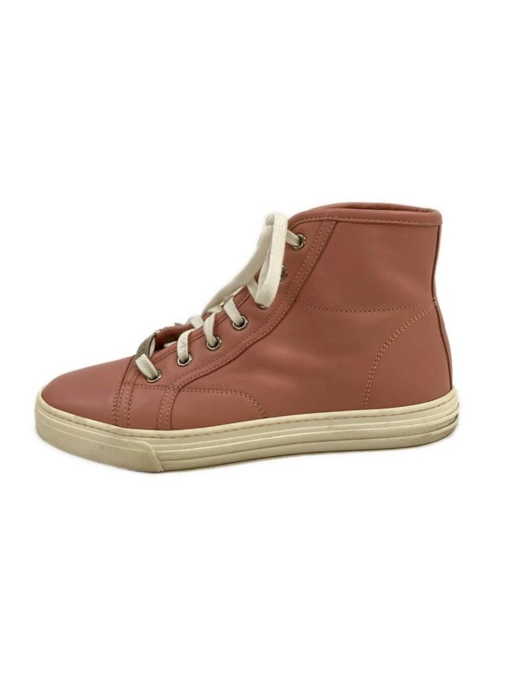 Gucci Sneakers 35 Pink High Cut Leather